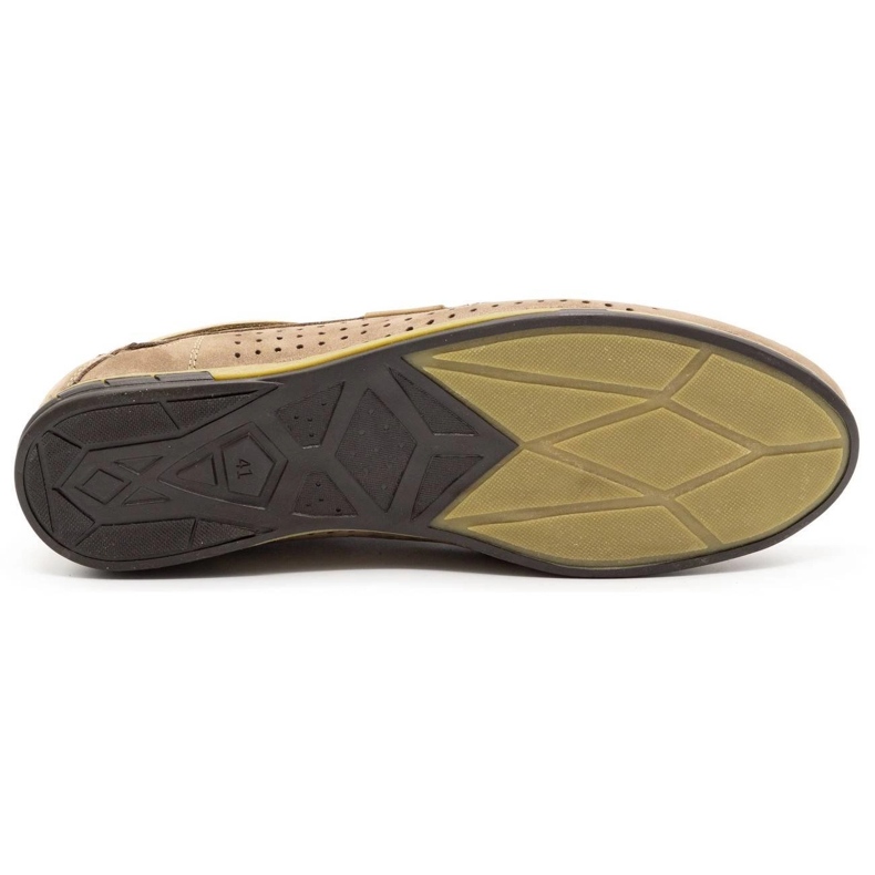 Olivier Zapatos calados hombre 563 beige 1