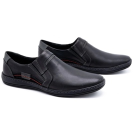 Olivier Mocasines hombre piel 520 negro 2