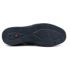 Olivier Mocasines hombre piel 520 azul marino 6