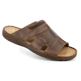 Polbut Zapatillas de hombre 358 marrón 2