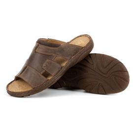 Polbut Zapatillas de hombre 358 marrón 4