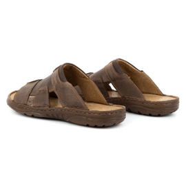 Polbut Zapatillas de hombre 358 marrón 5