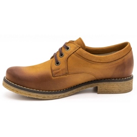 ButBal Zapatos mujer piel 656B rojo naranja 1