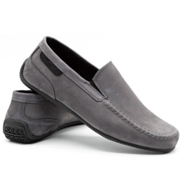 Polbut Mocasines hombre piel 2105 gris 5