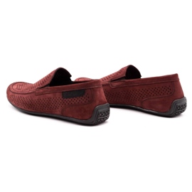 Polbut Mocasines hombre piel 2105P claret rojo 8