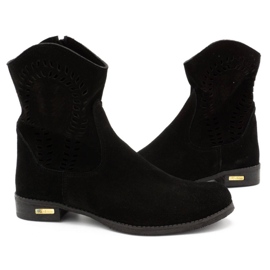 Olivier Botas Cassie caladas para mujer negras negro 3