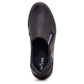 Olivier Zapatos sin cordones para hombre 283GT negro 9