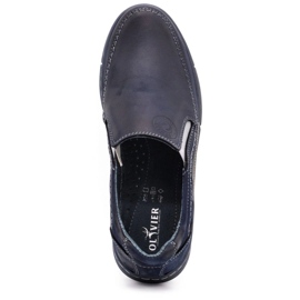 Olivier Zapatos sin cordones para hombre 283GT azul marino 9