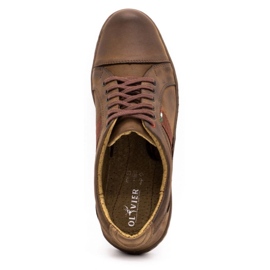 Olivier Zapato casual piel hombre 238GT marrón 11
