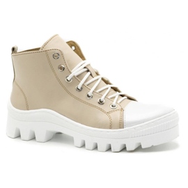 Polbut Botas mujer piel D1 beige 4