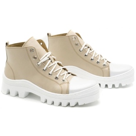 Polbut Botas mujer piel D1 beige 5
