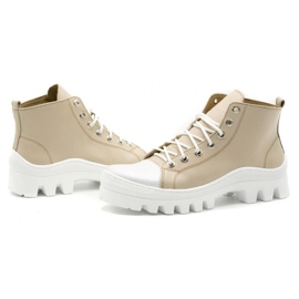 Polbut Botas mujer piel D1 beige 10