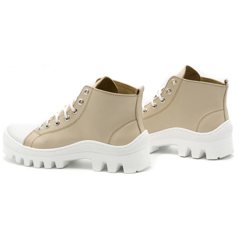 Polbut Botas mujer piel D1 beige 1