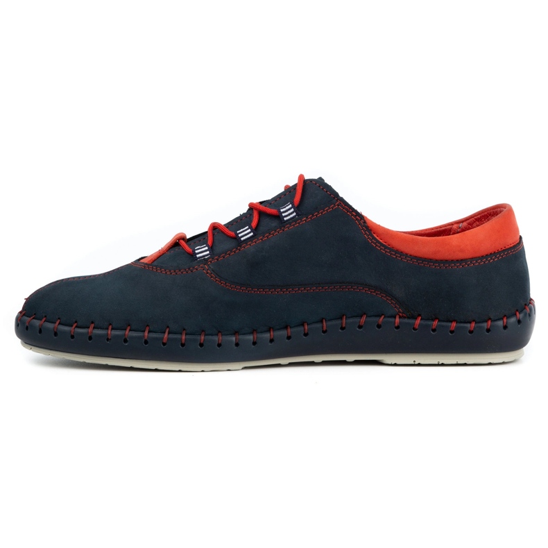 Olivier Zapato casual hombre 312K azul marino nubuck 1