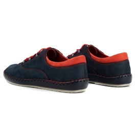 Olivier Zapato casual hombre 312K azul marino nubuck 5