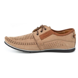 Olivier Mocasines hombre piel 4228 beige 1