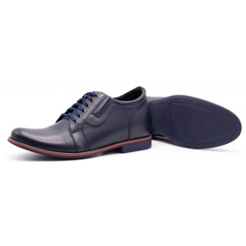 Olivier Zapatos de hombre aumentando P24 azul marino 3