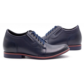 Olivier Zapatos de hombre aumentando P24 azul marino 5