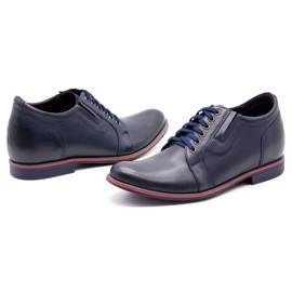 Olivier Zapatos de hombre aumentando P24 azul marino 6