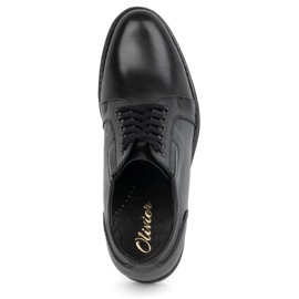 Olivier Zapatos de aumento de hombre negro P24 5