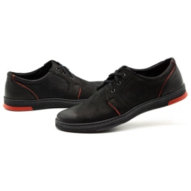 Joker Zapato casual piel hombre 322/2 negro 7
