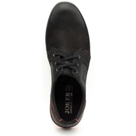 Joker Zapato casual piel hombre 322/2 negro 9