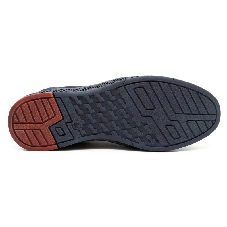 Joker Zapato casual piel hombre 322/2 azul marino 1