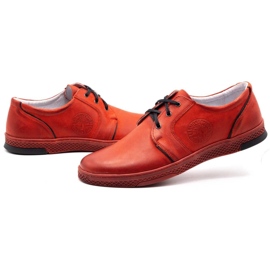 Joker Zapato casual piel hombre 322/2 rojo 8
