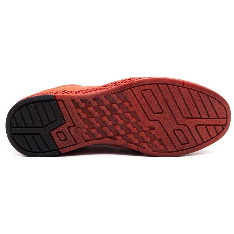 Joker Zapato casual piel hombre 322/2 rojo 1