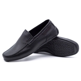 Polbut Mocasines hombre piel 2105 grano negro 3