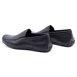 Polbut Mocasines hombre piel 2105 grano negro 7