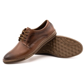 Olivier Zapatos de piel para hombre 295LU marrón 5