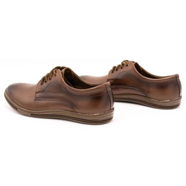 Olivier Zapatos de piel para hombre 295LU marrón 9
