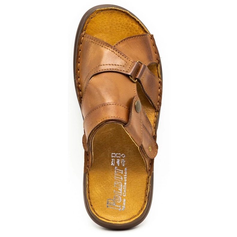 Polbut Zapatillas de hombre 024 camel marrón 1