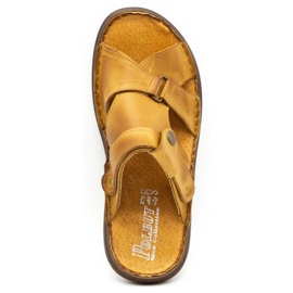 Polbut Pantuflas hombre 024 rojo naranja 2