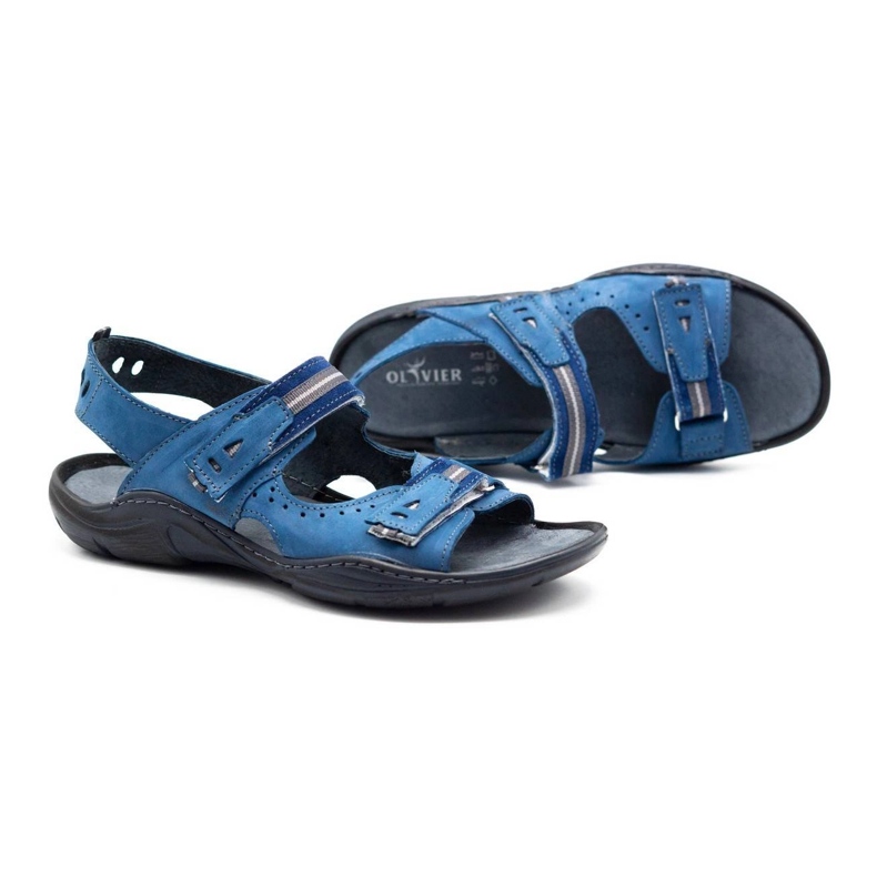 Olivier 448 sandalias de hombre azul 1