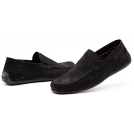 Polbut Mocasines de piel para hombre 2105P negro 6