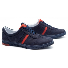 Joker Zapato casual piel hombre 521/2 azul marino 3