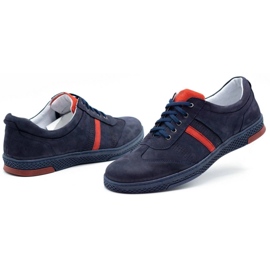 Joker Zapato casual piel hombre 521/2 azul marino 7
