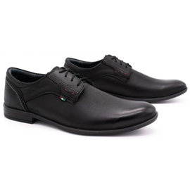 Zapatos hombre olivier piel 305GT negro 2