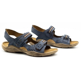 Olivier Sandalias hombre 448MB azul marino 3