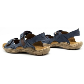 Olivier Sandalias hombre 448MB azul marino 4