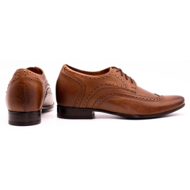 Olivier Zapatos de hombre marrones que aumentan la visibilidad del 617P marrón 4