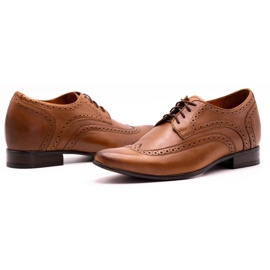 Olivier Zapatos de hombre marrones que aumentan la visibilidad del 617P marrón 6