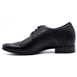 Olivier Zapatos para hombre que aumentan la visibilidad 617P negro 1
