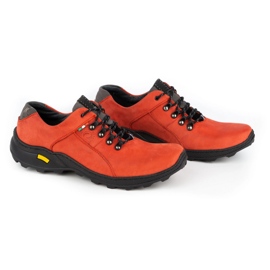 Olivier Zapatillas trekking hombre 296GT rojo 2
