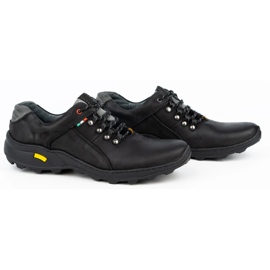 Olivier Zapatos de trekking hombre 296GT negro 2