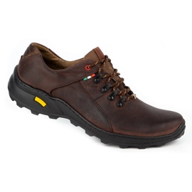 Olivier Zapatos de senderismo para hombre 296GT marrón 2