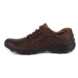 Olivier Zapatos de senderismo para hombre 296GT marrón 1