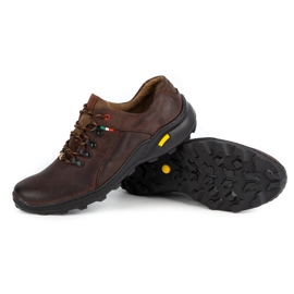 Olivier Zapatos de senderismo para hombre 296GT marrón 4